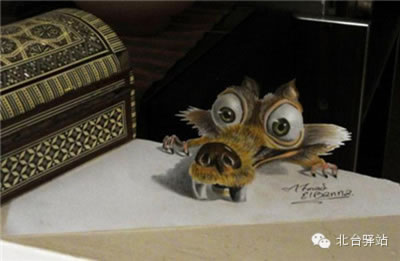 【北臺(tái)邀您欣賞】50個(gè)超逼真的3D繪畫作品（2）(圖14)